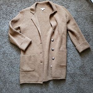 J Crew Mercantile brown cardigan blazer